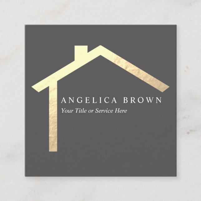 Real Estate Business Card (Front)