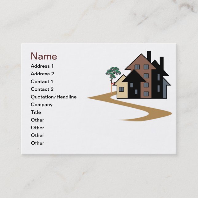 Real Estate Business Card (Front)
