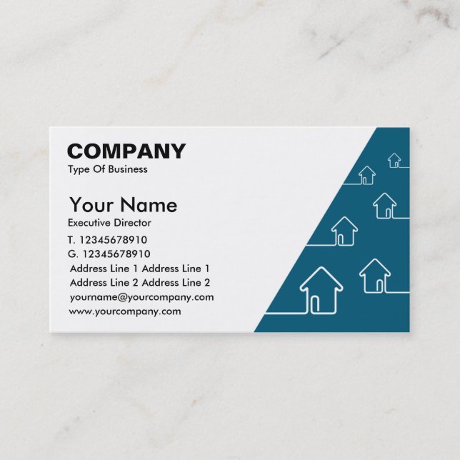 Real Estate Business Card 3 (Front)