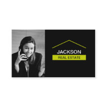 Real Estate Business Card With Photo