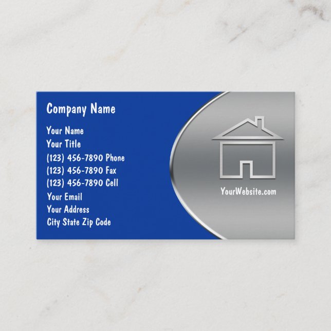 Real Estate Business Cards (Front)
