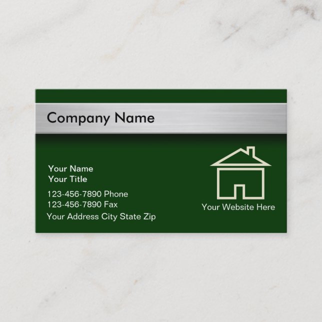 Real Estate Business Cards (Front)