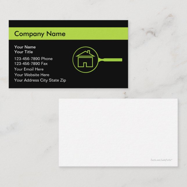 Real Estate Business Cards (Front/Back)