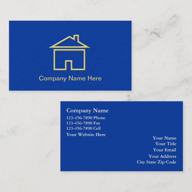 Real Estate Business Cards (Front/Back)