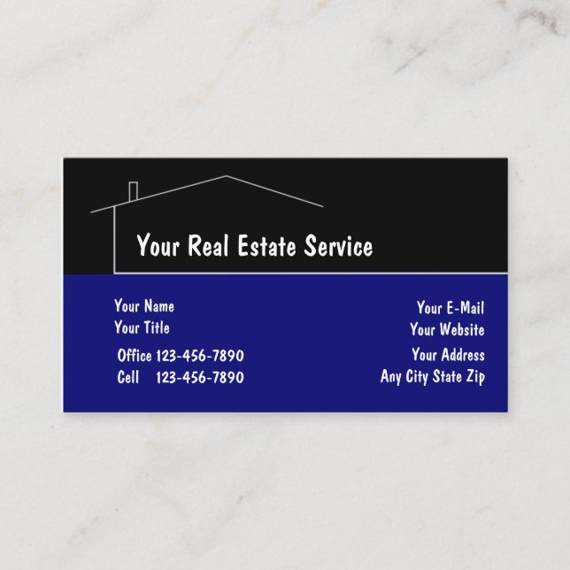 Real Estate Business Cards (Front)