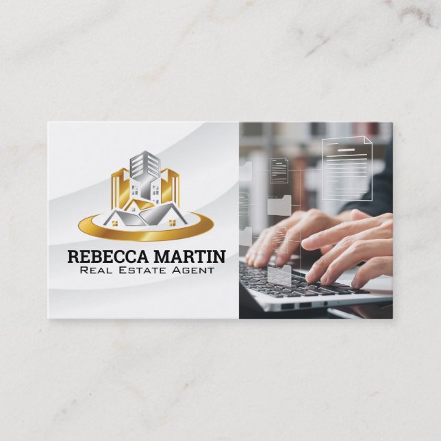 Real Estate Business | Data Analyst Card (Front)