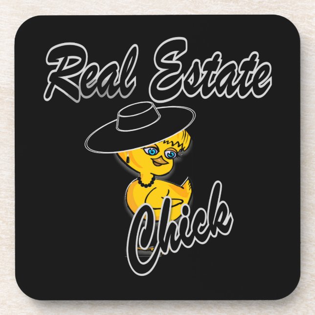 Real Estate Chick #4 Coaster (Front)