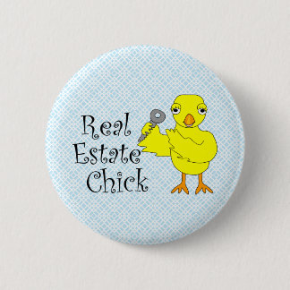 Real Estate Chick  6 Cm Round Badge