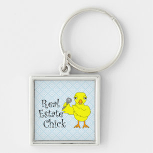 Real Estate Chick  Key Ring