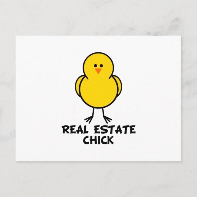 Real Estate Chick Postcard (Front)