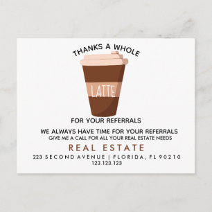 real estate Coffee referrals Announcement