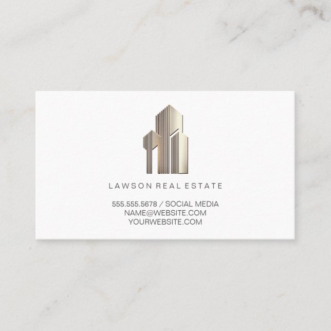 Real Estate | Commercial Buildings Appointment Card (Front)