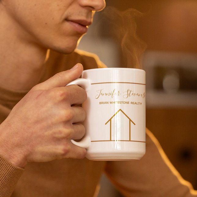 Real Estate Company Beautiful Personalised Gift Coffee Mug (Creator Uploaded)