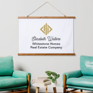 Real Estate Company Customised Business Hanging Tapestry