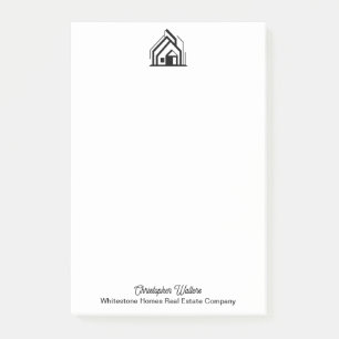 Real Estate Company Customised Realtor Logo Post-it Notes