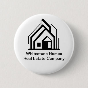 Real Estate Company Customised Realtor Name Tag 6 Cm Round Badge