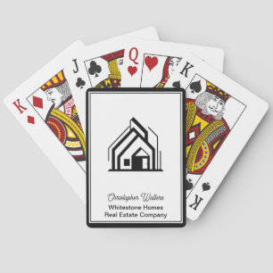 Real Estate Company Customized Realtor Logo Playing Cards