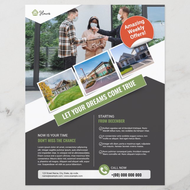 Real Estate Company Flyer Template (Front)