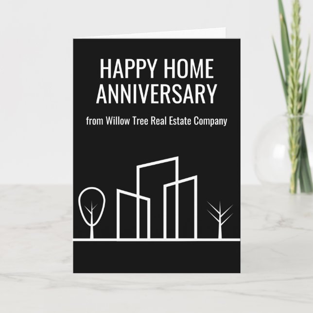 Real Estate Company Marketing Custom Chic Realtor Card (Front)