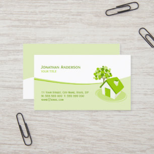 Real Estate Constructions Insurance business cards