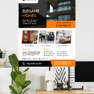 Real Estate Custom Editable Poster