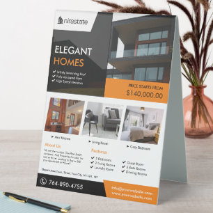 Real Estate Custom Pedestal Sign