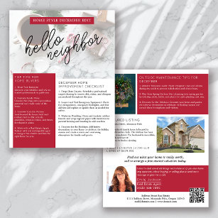 Real Estate December Newsletter Promotional Flyer