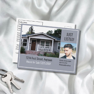 Real Estate Direct Mail Grey Postcard
