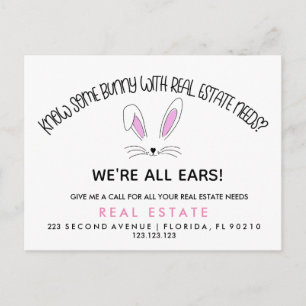 real estate easter bunny referrals Announcement
