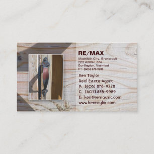 Real Estate Fence Business Card
