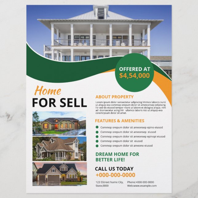 Real Estate Flyer Template (Front)