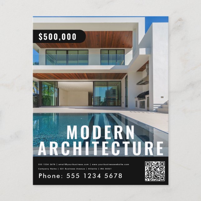 Real Estate For Sale Promotional House Listing Flyer (Front)