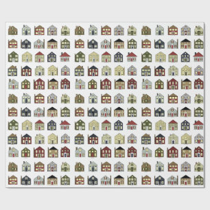 Real Estate Gift Wrapping Paper