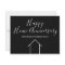 Real Estate Happy Home Anniversary Black Modern
