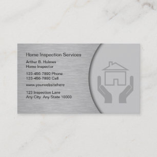 Real Estate Home Inspection Business Cards