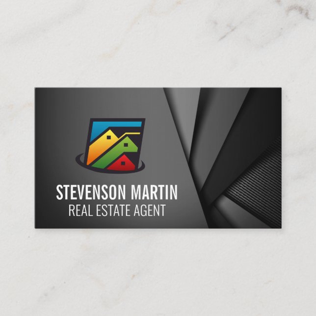 Real Estate Homes Business Card (Front)