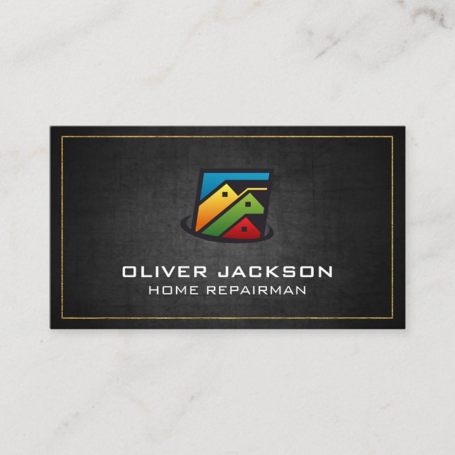 Real Estate Homes Business Card (Front)