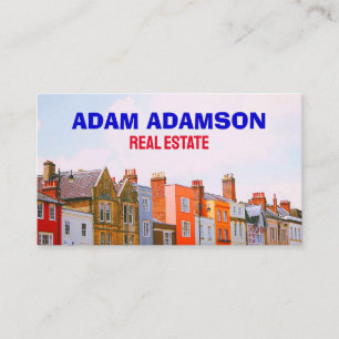 Real Estate & House Broker (QR Code) Best Realtor  Business Card