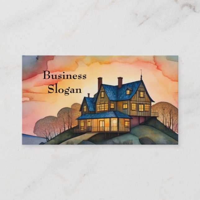 Real Estate House Business Card (Front)