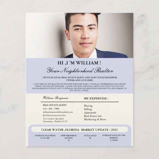  Real Estate Introduction Marketing Advertisement Flyer (Front)