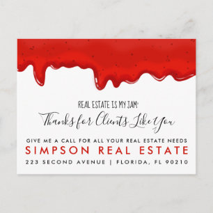 real estate Jam referrals Announcement Postcard