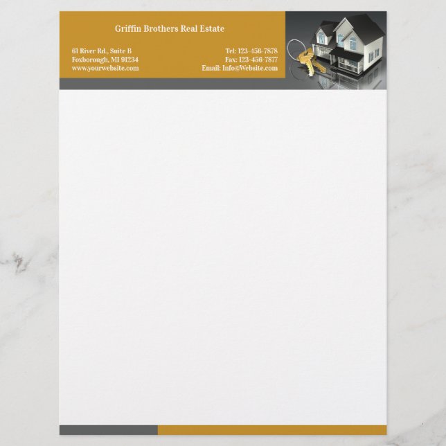 Real Estate Letterhead (Front)