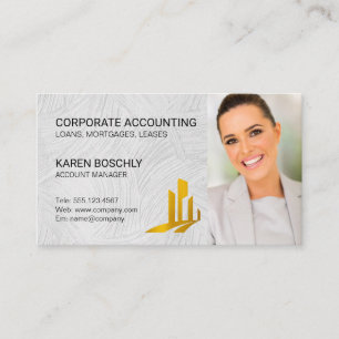 Real Estate Logo Business Woman Custom Template Business Card