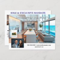 Real Estate market advertizing editable photo logo