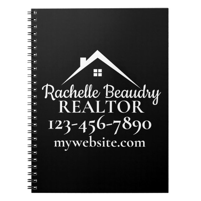 Real Estate Marketing Custom Realtor Notebook (Front)