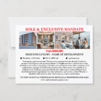 Real Estate marketing editable new properties 