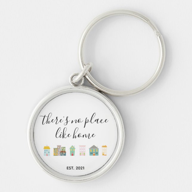 Real Estate New Home Key Ring (Front)