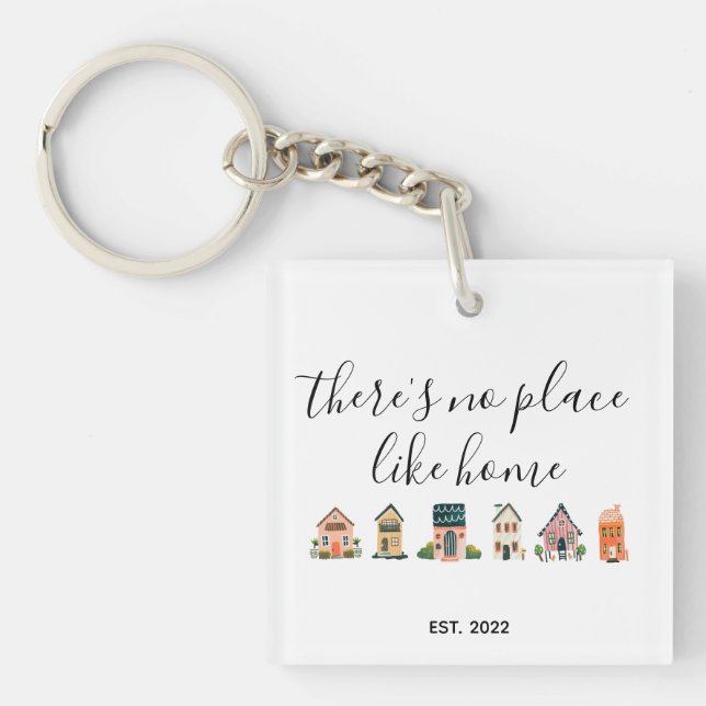 Real Estate New Homeowner New Keys Key Ring (Front)