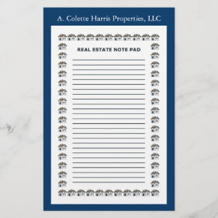 Real Estate Note Pad- Design 1 Stationery