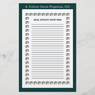 Real Estate Note Pad- Design 4